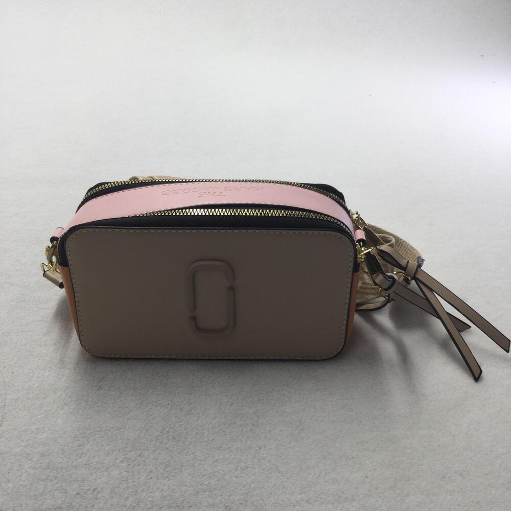 Marc Jacobs Snapshot Crossbody Bag Womens Small Multicolor Leather Gold Hardware